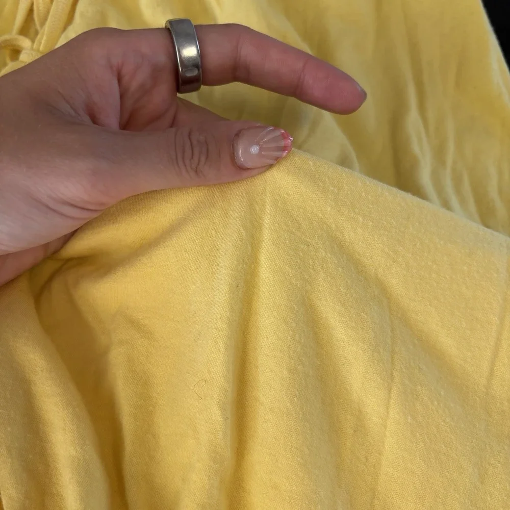 Abercrombie‎ & Fitch Vintage Y2K  Smocked Halter Maxi Dress Beach Butter Yellow